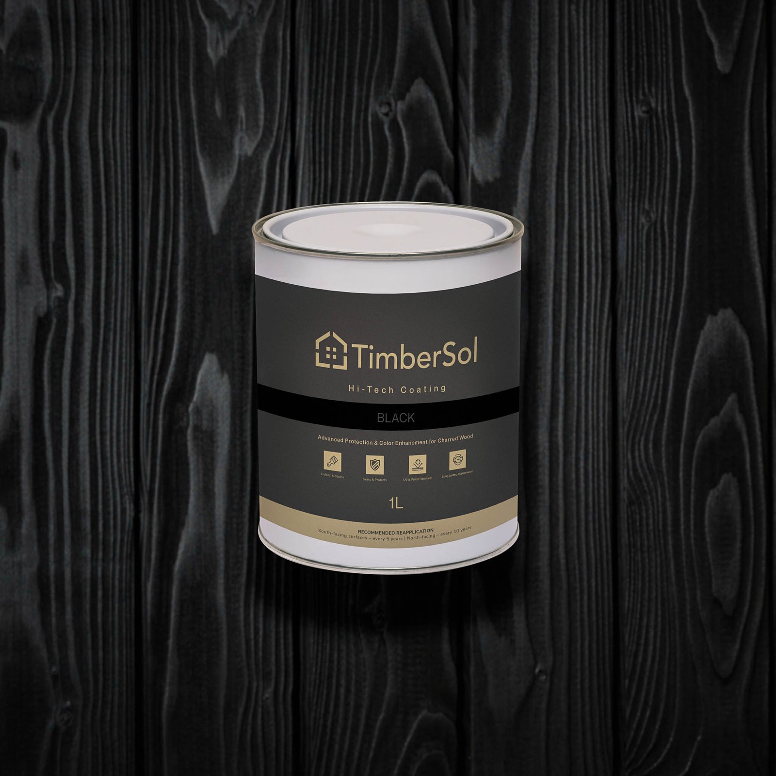 Black-1L Hi-Tech Hybrid Oil – Black - Image 1